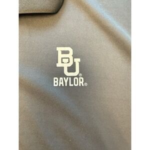 Baylor Bears Football Polo Gray Men's XXL US Flag